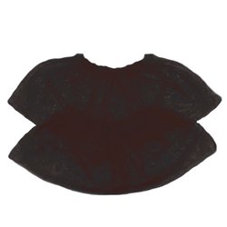 Shoe covers TUFI profi PREMIUM disposable black 6 g 100 pcs (0104175) - Фото №1