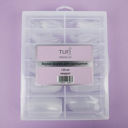 Верхние формы для наращивания TUFI profi PREMIUM квадрат 120 шт (0104379) - Фото №4