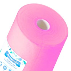 Disposable sheet Panni Mlada spunbond pink 0.6x100 m - Фото №1