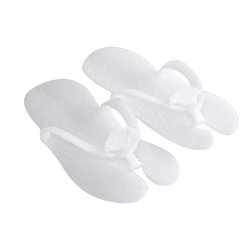 Slippers cosmetic disposable white 12pairs