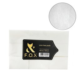 Салфетки F.O.X безворсовые большая упаковка 500 ед, размер 4*6 см