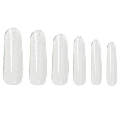 Upper molds for modeling nails Kodi Professional 3 Large Curve 120 pcs transparent