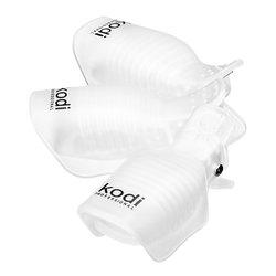 Set of plastic clips KODI for pedicure 10 pcs - Фото №1