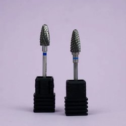 Cutter for manicure TUFI profi PREMIUM carbide corn 110 642REV reversible blue cut - Фото №2