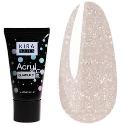 Kira Nails Acryl Gel Glamour 01 30 g (678722) - Фото №1