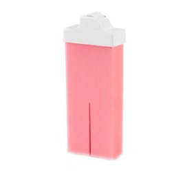 Wax for depilation Erbel cassette pink narrow roll 100 ml - Фото №1