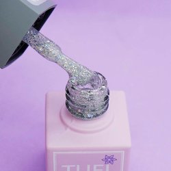 Gel polish TUFI profi PREMIUM Diamond 10 Silver sparks 8ml (0103041) - Фото №2