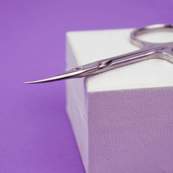 Manicure cuticle scissors TUFI profi PREMIUM Н-100 silver 25 mm (0097213) - Фото №3