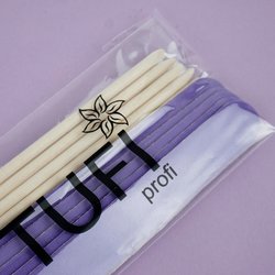 Disposable set TUFI profi  PREMIUM nail files 180/240 and orange sticks 5 pcs (0195330) - Фото №2