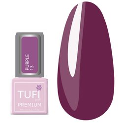 Lakier żelowy TUFI profi PREMIUM Purple 13 wiśnia 8 ml (0102506) - Фото №1
