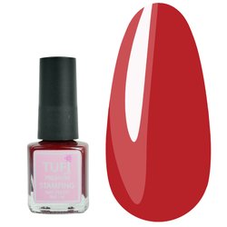 Stamping nail polish TUFI profi  PREMIUM  Stamping red 5 ml (0283954) - Фото №1