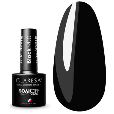 Лак гибридный Claresa BLACK 900 -5г