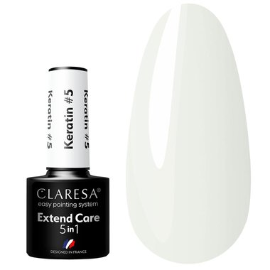 Цветная база 5в1 Claresa EXTEND CARE 5 IN 1 KERATIN 5 5г - Фото №1