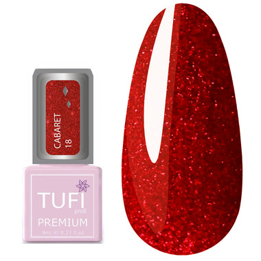 Гель-лак TUFI profi  PREMIUM Cabaret  18 Голливуд 8мл (0102573) - Фото №1