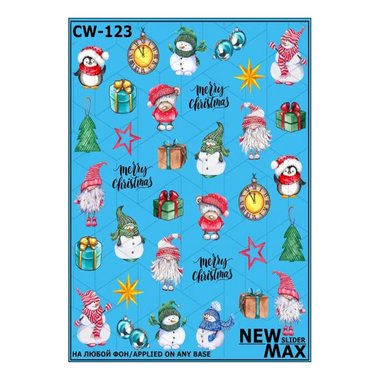 Naklejki wodne Crystaloff slider CW-123 Nowy Rok