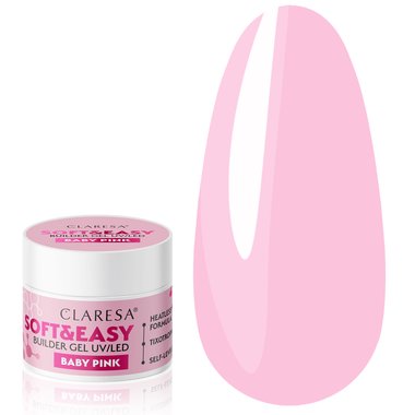 Гель для наращивания Claresa SOFT&EASY BUILDER GEL BABY PINK 12г