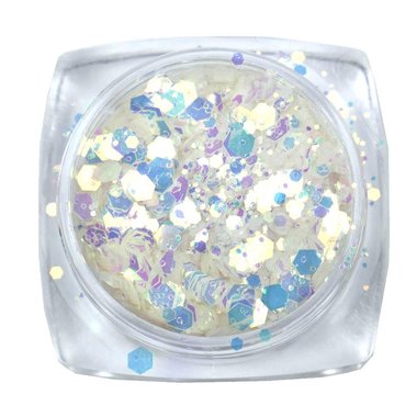 Komilfo photochromic sequins MIX-004 (mix of sizes, 2.5 g) - Фото №2