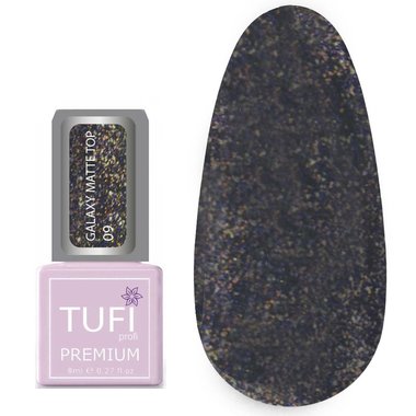 Топ TUFI profi PREMIUM Galaxy Matte Top 09 Мира 8 мл (0133947) - Фото №1