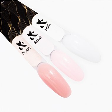 Żel budując FOX Shine Gel Rose, 15 ml - Фото №2