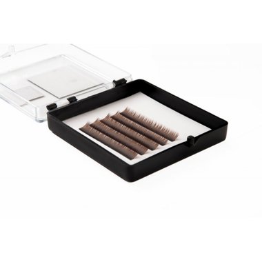Rzęsy jedwabne CLD Silk Lashes Dark Brown MINI Mix D - Фото №2