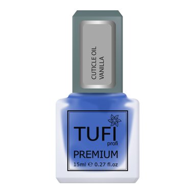 Oliwka do skórek  TUFI  profi PREMIUM z waniliowym pędzelkiem 15 ml - Фото №1