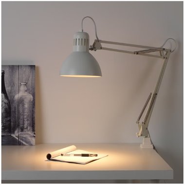 Lampa biurkowa IKEA biała - Фото №3