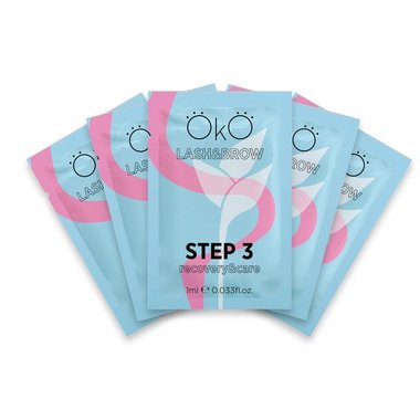 Пакетики для ламинирования ресниц и бровей OkO 3 STEP 5 шт - Фото №2