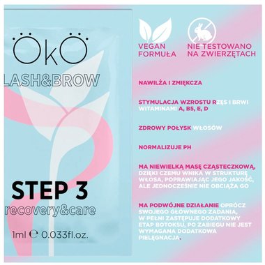 Пакетики для ламинирования ресниц и бровей OkO 3 STEP 5 шт - Фото №3