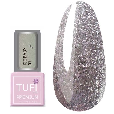 Гель-лак TUFI profi PREMIUM Ice baby 07 Холодное сердце 8 мл (0102220) - Фото №1