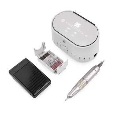 Фрезер для маникюра BUCOS Nail Drill X3 PRO WHITE PEARL 65W/35000 об - Фото №1