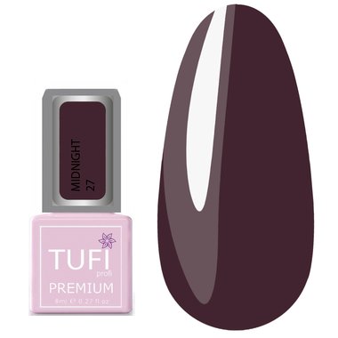 Gel polish TUFI profi PREMIUM Midnight 27 Wild ginger 8ml (0121265) - Фото №1