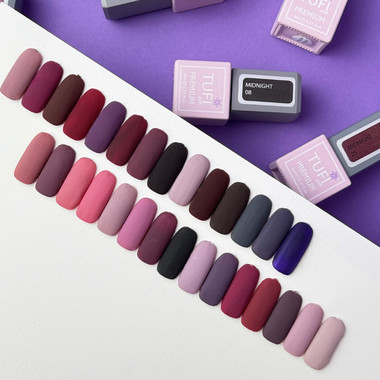 Gel polish TUFI profi PREMIUM Midnight 14 purple shadow 8 ml (0102632) - Фото №4