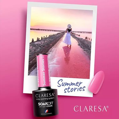 Lakier hybrydowy Claresa SUMMER STORIES 6 różowy 5 ml - Фото №4