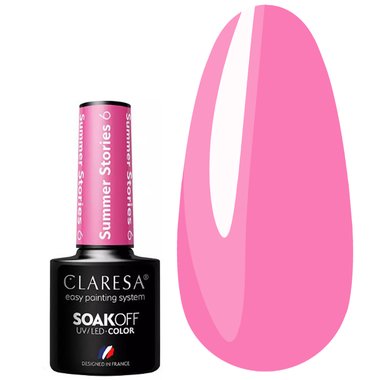 Lakier hybrydowy Claresa SUMMER STORIES 6 różowy 5 ml - Фото №1