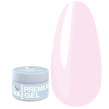 Гель для наращивания ногтей LUNA Premium №19 пастельный розовый 30 мл (323-1541)
