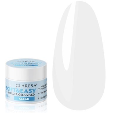 Гель для наращивания Claresa SOFT&EASY BUILDER GEL CLEAR  90 г