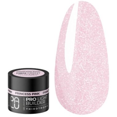 Строительный гель PALU BUILDER PRINCESS PINK розовый с шиммером 90 мл