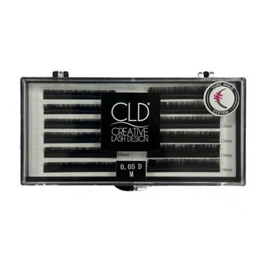 Шелковые ресницы CLD Silk Lashes MixD (T:0,05mm/L: 8,9,10,11,12,13,14mm)