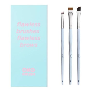 Zestaw pędzli OKO „Flawless Brushes Flawless Brwi”