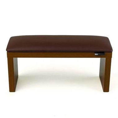 Подлокотник ECOSTAND Wood коричневый на коричневых ножках 320х160х110 мм - Фото №2