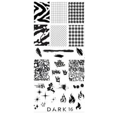 Пластина для стемпинга DARK 16