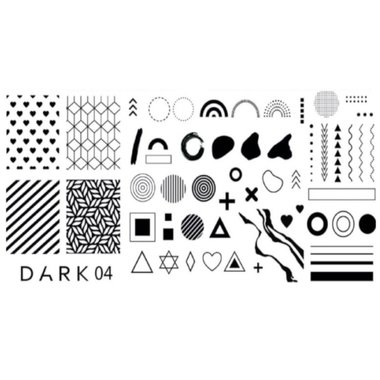 Пластина для стемпинга DARK 04