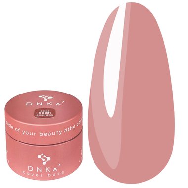 База для ногтей DNKa Cover Base №0031 Business классический бежевый 30 мл (DNKA0031-30) - Фото №1