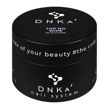 Top hybrydowy DNKaNo Wipe (bez filtrów UV) przezroczysty 30 ml (TNWD30NUV)