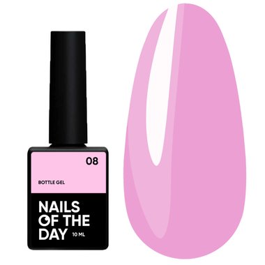 Żel przedłużający NAILSOFTHEDAYBottle gel 08 różowy, 10 ml - Фото №1