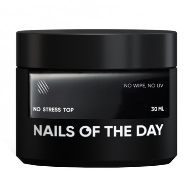 Top hybrydowy NAILSOFTHEDAY No stress top no wipe, 30 ml
