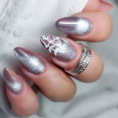 Manicure kocie oko (srebrny)