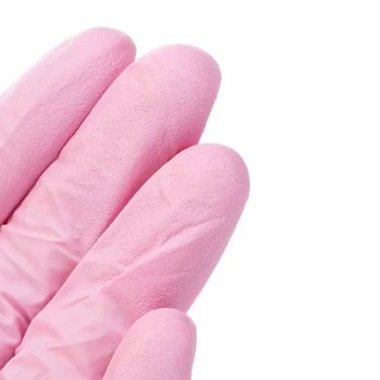 Nitrile gloves Easycare pink L 100 pcs - Фото №3