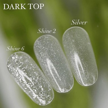 Топ Dark Silver Top без липкого слоя 10 мл - Фото №3