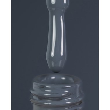 Lakier hybrydowy DARK New collection 29 szary 10 ml - Фото №3
